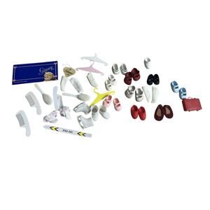 Vtg Doll Shoes Lot Vogue Little Ginny Ice Skates Boots Accessories 11 Shoes